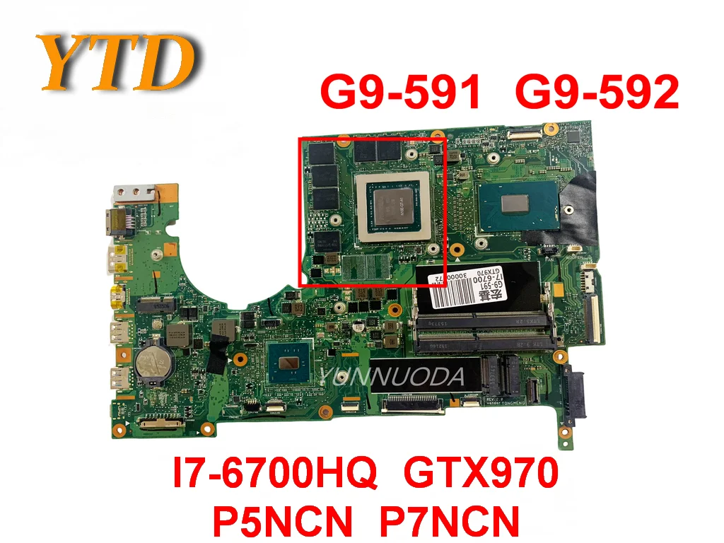 Оригинальная материнская плата для ноутбука ACER Predator 15 Φ GTX970 P5NCN P7NCN протестирована хорошая бесплатная доставка
Оригинальная материнская плата для ноутбука ACER Predator 15 Φ GTX970 P5NCN P7NCN протестирована хорошая бесплатная доставка