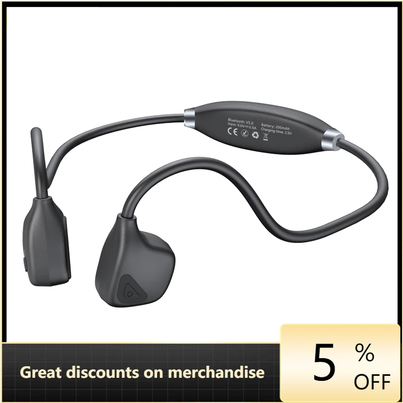H13 Bone Conduction Wireless Bluetooth Earphone HiFi Stereo Earbud Sport Waterproof Handsfree Headset Speaker With Mic
H13 Bone Conduction Wireless Bluetooth Earphone HiFi Stereo Earbud Sport Waterproof Handsfree Headset Speaker With Mic