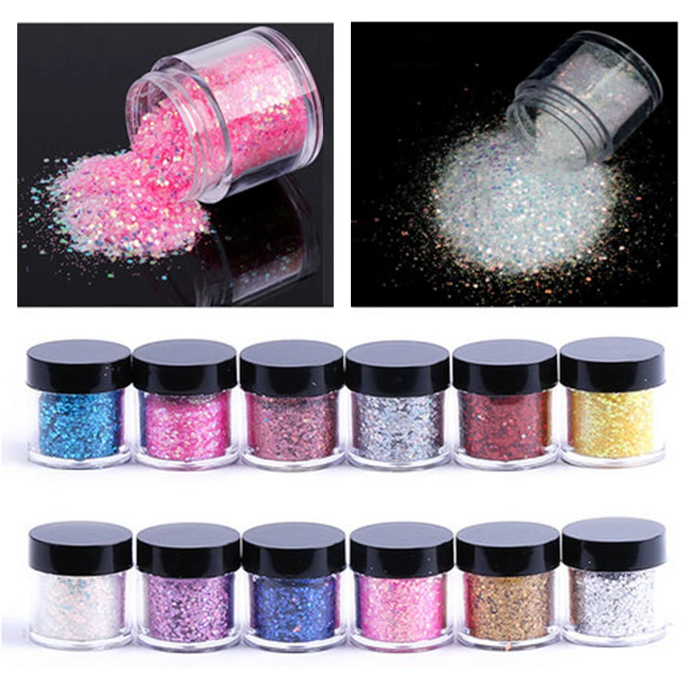 10g Laser Hexagon Shape Chunky Nail Glitter Mixed Holographic Gold Silver Nail Sequins Sparkly 3D Flakes For DIY Manicure Decor
10g Laser Hexagon Shape Chunky Nail Glitter Mixed Holographic Gold Silver Nail Sequins Sparkly 3D Flakes For DIY Manicure Decor
