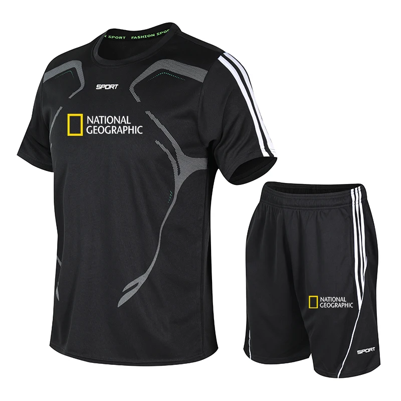 New National Geographic Indication Men's Shorts Summer Sports Suit T-shirt Shorts Two-Piece Quick Dry Sportswear Plus Size 5XL
New National Geographic Indication Men's Shorts Summer Sports Suit T-shirt Shorts Two-Piece Quick Dry Sportswear Plus Size 5XL