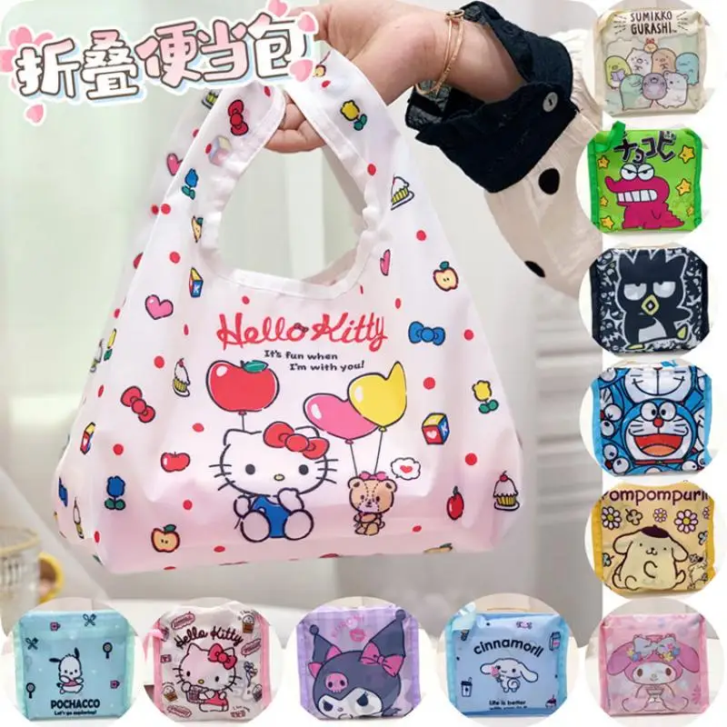 Kawaii Cinnamoroll Kuromi My Melody мультфильм складная эко сумка аниме Sanrioed девушка сердце Милая портативная маленькая сумка для покупок
Kawaii Cinnamoroll Kuromi My Melody мультфильм складная эко сумка аниме Sanrioed девушка сердце Милая портативная маленькая сумка для покупок