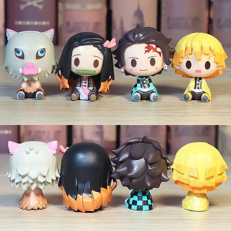 4Pcs 4.5cm Mini Anime Demon Slayer Figure Nezuko Kamado Tanjiro Anime Blade Ghost Action Figure PVC Collectible Model Toys
4Pcs 4.5cm Mini Anime Demon Slayer Figure Nezuko Kamado Tanjiro Anime Blade Ghost Action Figure PVC Collectible Model Toys