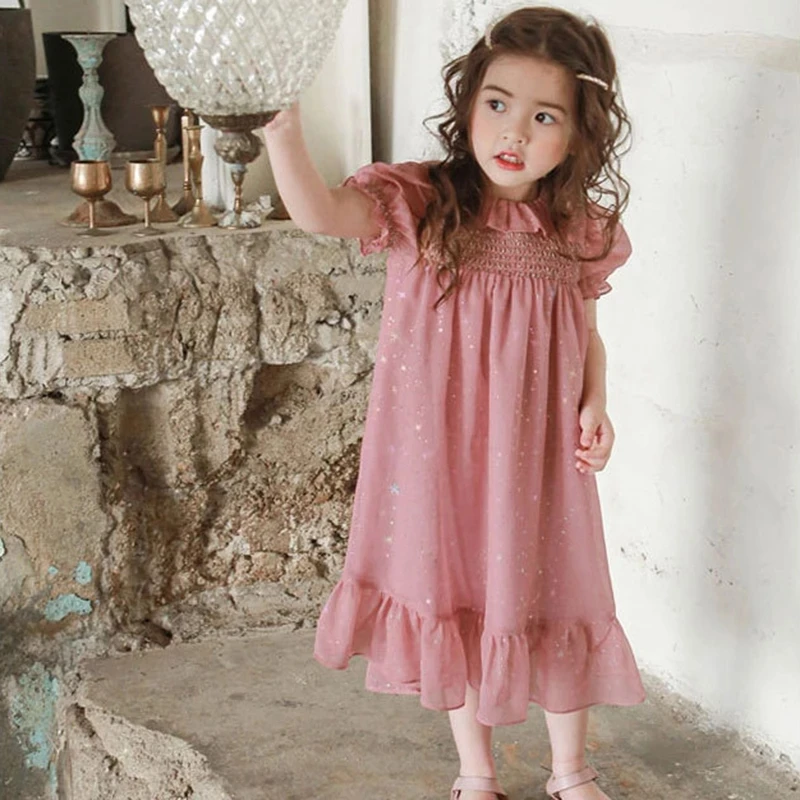Kids Baby Girls Pure Color Dress Summer Infant Kids Baby Girls Glitter Dresses Girls Short Sleeve Princess Children Dress
Kids Baby Girls Pure Color Dress Summer Infant Kids Baby Girls Glitter Dresses Girls Short Sleeve Princess Children Dress