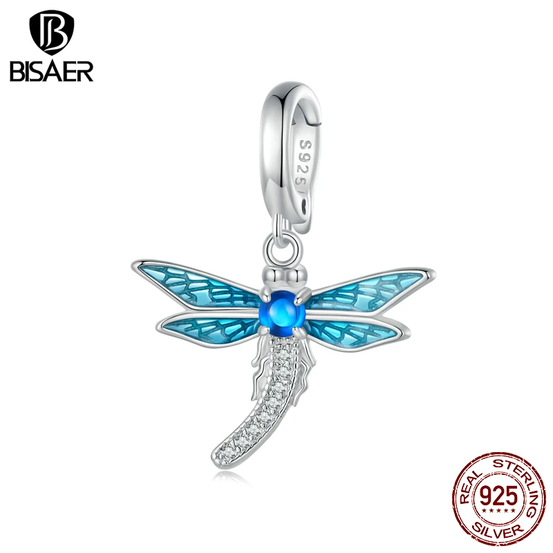 Бисер из серебра 925 пробы с голубыми искусственными бусинами из циркония, покрытый животными, женский браслет «сделай сам», Изящные Ювелирные изделия ECC2569 
Бисер из серебра 925 пробы с голубыми искусственными бусинами из циркония, покрытый животными, женский браслет «сделай сам», Изящные Ювелирные изделия ECC2569