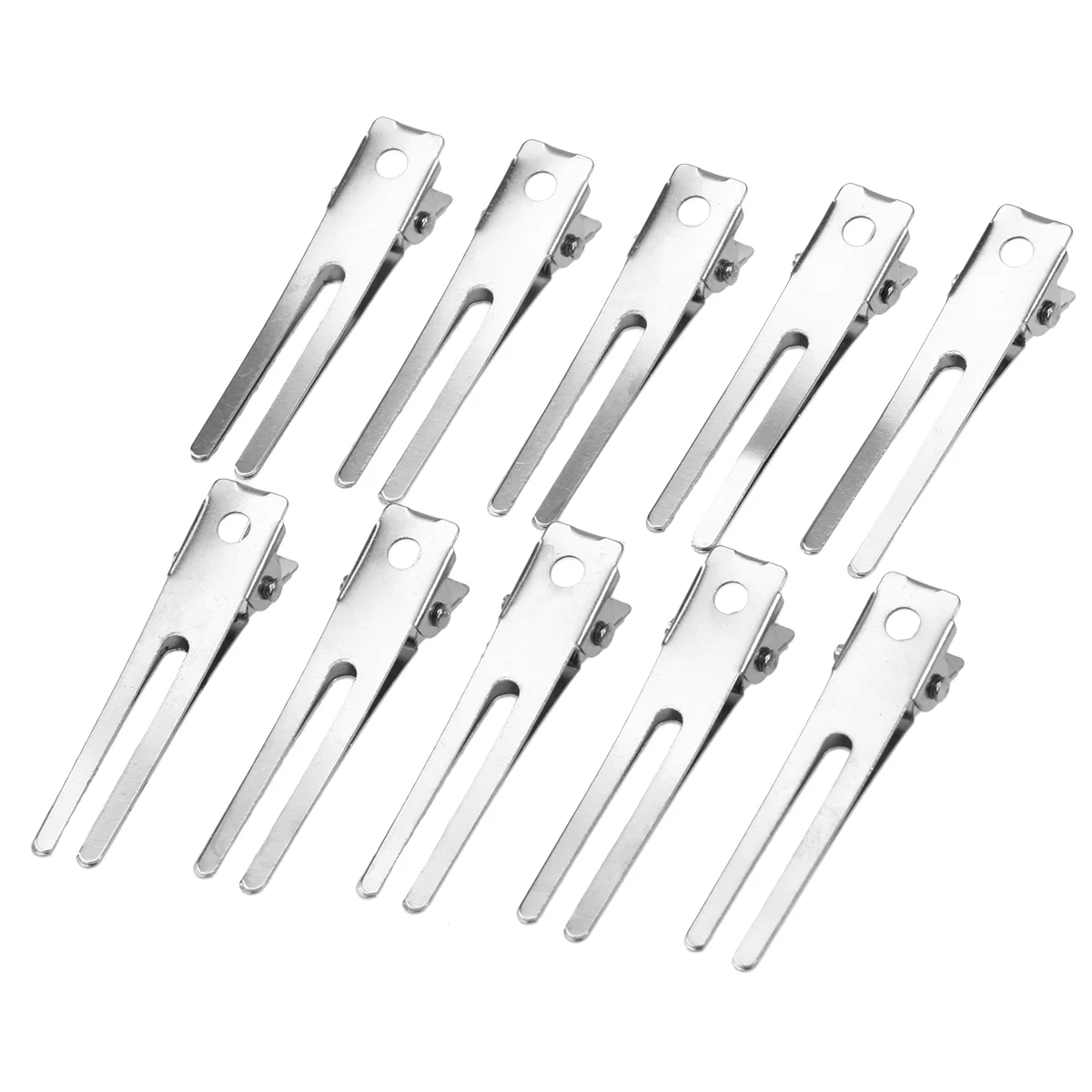 50pcs Hair Double Prong Clips Metal Alligator Hair Clips Curl Setting Section Hair Hair Accessories for Hairdresser ( Silver )
50pcs Hair Double Prong Clips Metal Alligator Hair Clips Curl Setting Section Hair Hair Accessories for Hairdresser ( Silver )