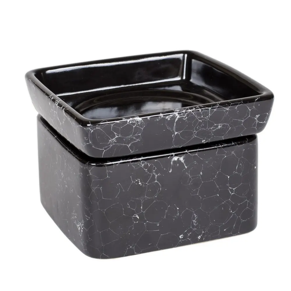 Black Ceramic Stoneware Electric 2-in-1 Tart Wax Oil Candle Warmer (1 Black Marble)
Black Ceramic Stoneware Electric 2-in-1 Tart Wax Oil Candle Warmer (1 Black Marble)