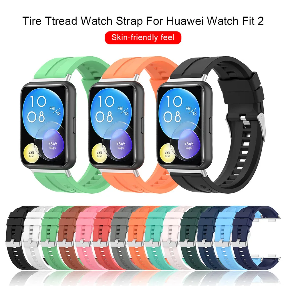 Силиконовый ремешок с текстурой шин для Huawei Watch Fit 2, ремешок Correa Huawey WatchFit 2 Fit2 2022, сменный смарт-браслет
Силиконовый ремешок с текстурой шин для Huawei Watch Fit 2, ремешок Correa Huawey WatchFit 2 Fit2 2022, сменный смарт-браслет