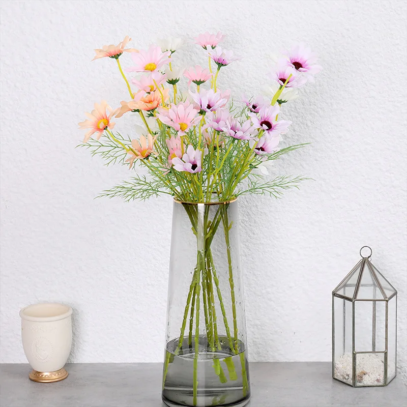 52cm simulation flower 5 daisies, wedding decoration supplies holding flowers diy bouquet home decoration fake flower
52cm simulation flower 5 daisies, wedding decoration supplies holding flowers diy bouquet home decoration fake flower