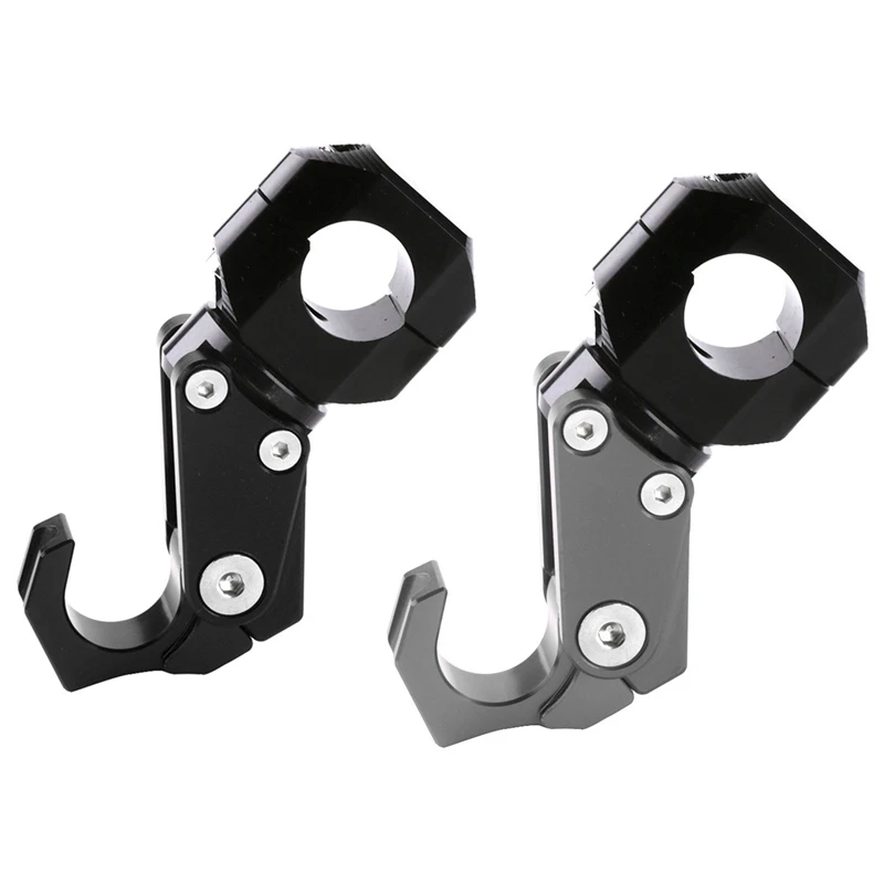 2 Pcs Motorcycle Accessories 22MM Handlebar Convenience Hook For HONDA PCX125 PCX150, Black & Titanium
2 Pcs Motorcycle Accessories 22MM Handlebar Convenience Hook For HONDA PCX125 PCX150, Black & Titanium