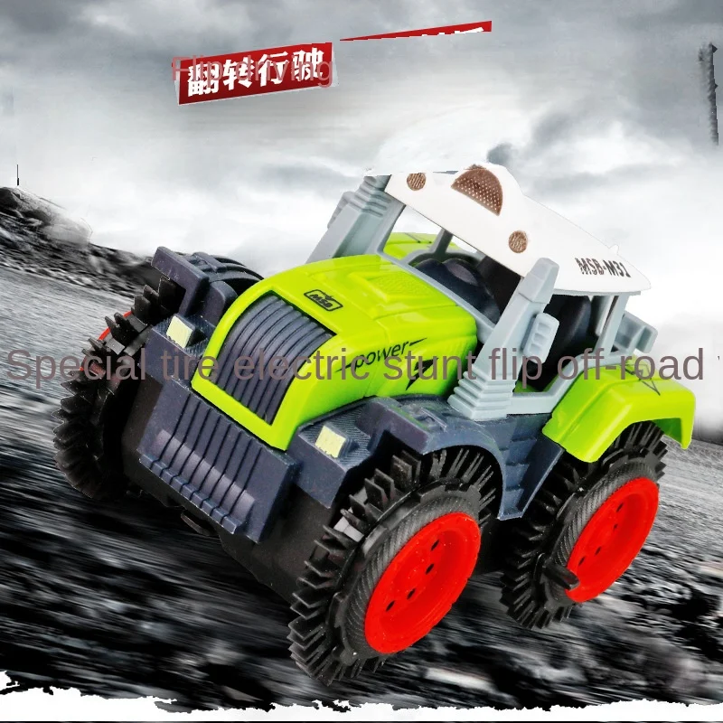 Electric Stunt Tractor Four-Wheel Drive Dumptruck Drop-Resistant Climbing Car Somersault Boy Toy Car Climbing
Electric Stunt Tractor Four-Wheel Drive Dumptruck Drop-Resistant Climbing Car Somersault Boy Toy Car Climbing