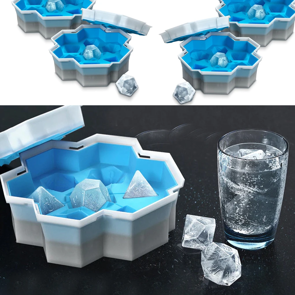 Ice Cube Mold Silicone Non-stick Ice Ball Maker Mould Hexagon DIY Beverage Cube Making Tool
Ice Cube Mold Silicone Non-stick Ice Ball Maker Mould Hexagon DIY Beverage Cube Making Tool