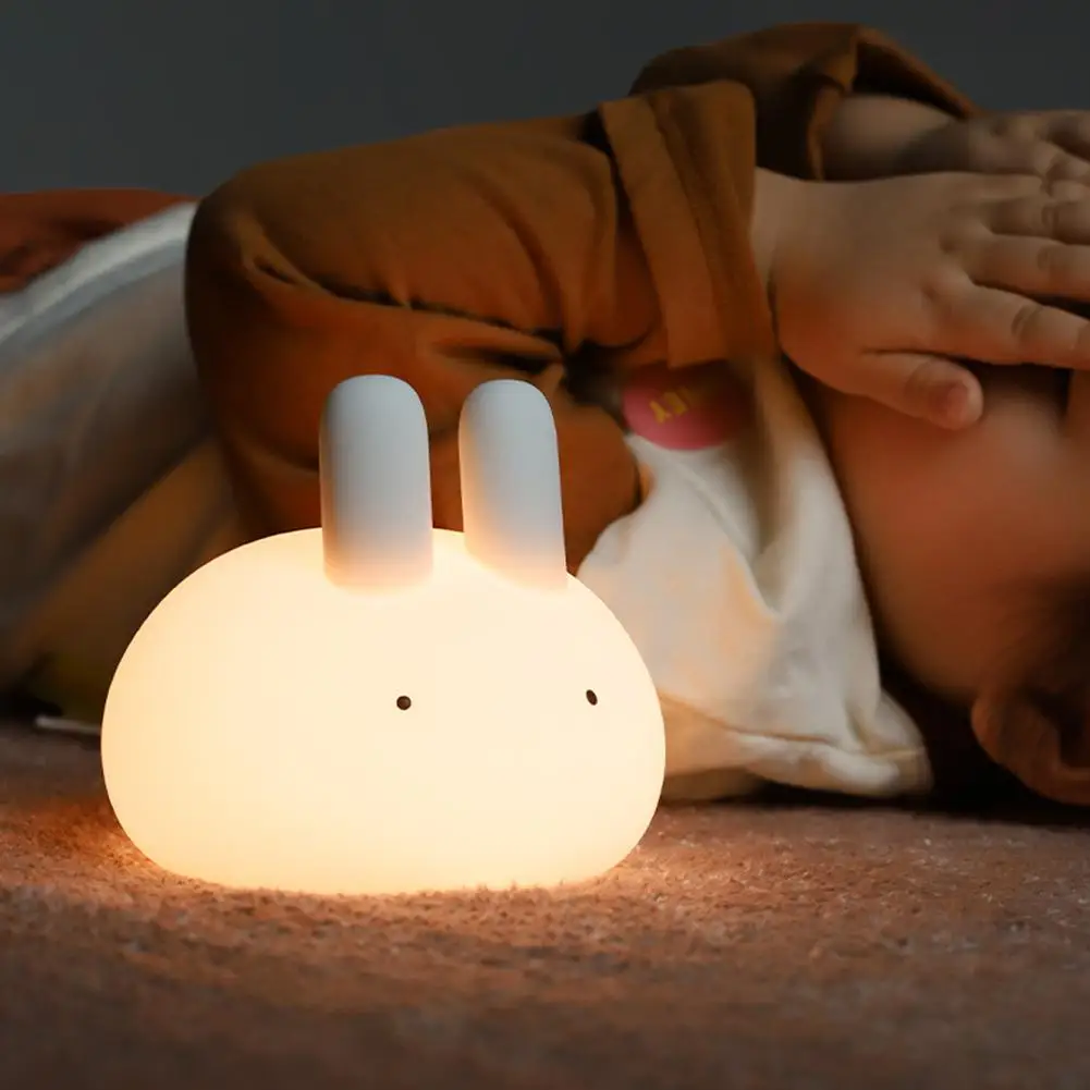 Led Silicone Night Light Dimming Usb Rechargeable Cute Cartoon Rabbit Table Lamp Christmas Gift For Kids
Led Silicone Night Light Dimming Usb Rechargeable Cute Cartoon Rabbit Table Lamp Christmas Gift For Kids
