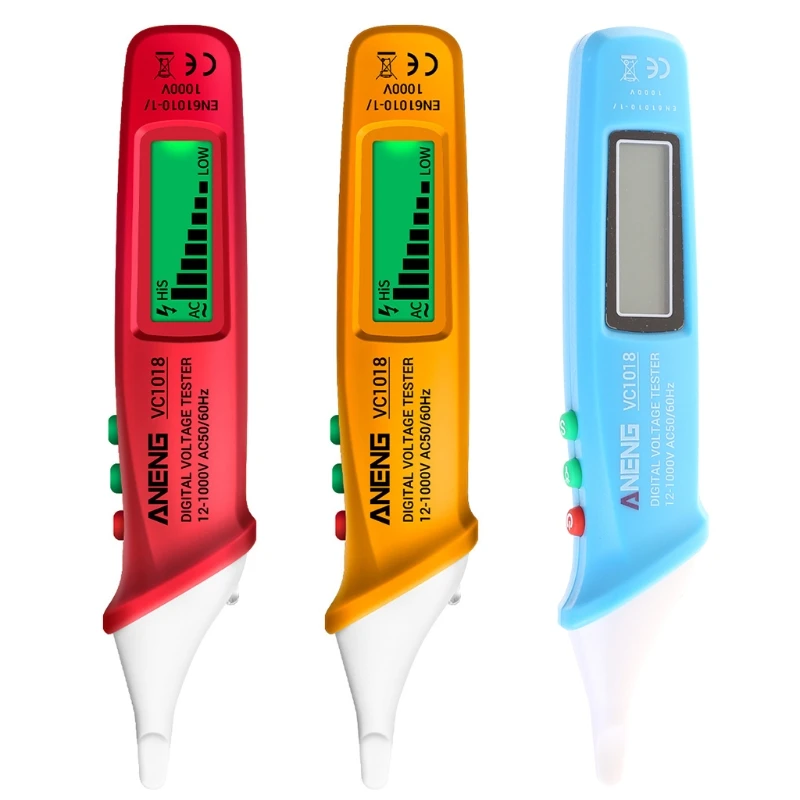 Intelligent Non-contact Pen Alarm AC voltage detector meter Tester Pen Sensor Tester VC1018 High Quality
Intelligent Non-contact Pen Alarm AC voltage detector meter Tester Pen Sensor Tester VC1018 High Quality