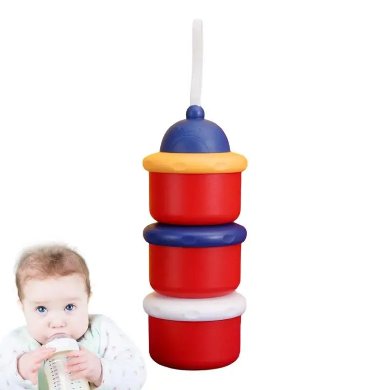 Baby Milk Powder Formula Dispenser Stackable Snack Containers For Baby Three Layers Sealed Baby Feeding Travel Storage Container
Baby Milk Powder Formula Dispenser Stackable Snack Containers For Baby Three Layers Sealed Baby Feeding Travel Storage Container
