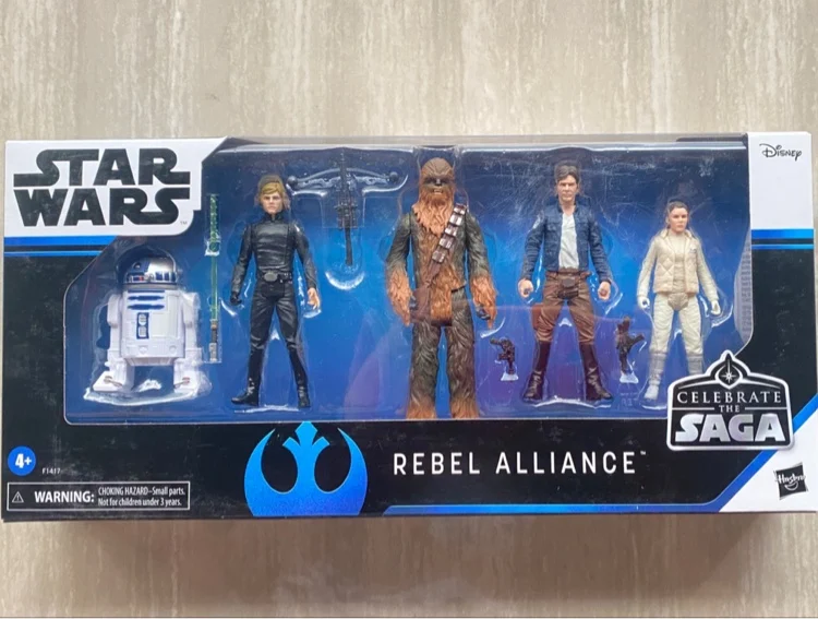 Hasbro Star Wars Rebel Alliance R2-D2 Chewbacca Han Solo Leia Luke Skywalker Doll Gifts Toy Model Anime Figures Collect Ornament 
Hasbro Star Wars Rebel Alliance R2-D2 Chewbacca Han Solo Leia Luke Skywalker Doll Gifts Toy Model Anime Figures Collect Ornament