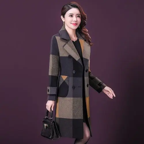 Winter 2023 Temperament Double Breasted Long Woolen Coats for Women Overcoat Windbreakers Fashion Office Lady Jacket V5
Winter 2023 Temperament Double Breasted Long Woolen Coats for Women Overcoat Windbreakers Fashion Office Lady Jacket V5