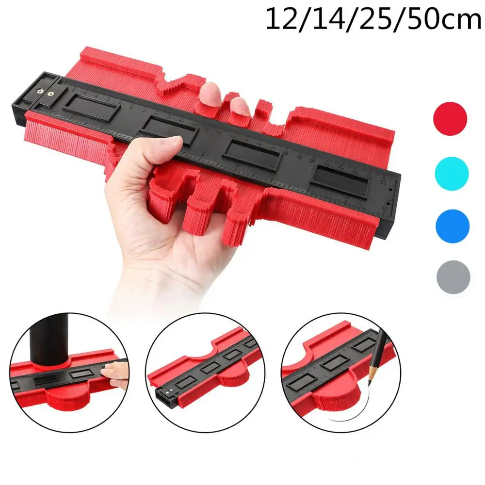 12/14/25/50cm Contour Gauge Plastic Profile Copy Contour Gauge Duplicator Standard Wood Marking Tiling Laminate
12/14/25/50cm Contour Gauge Plastic Profile Copy Contour Gauge Duplicator Standard Wood Marking Tiling Laminate