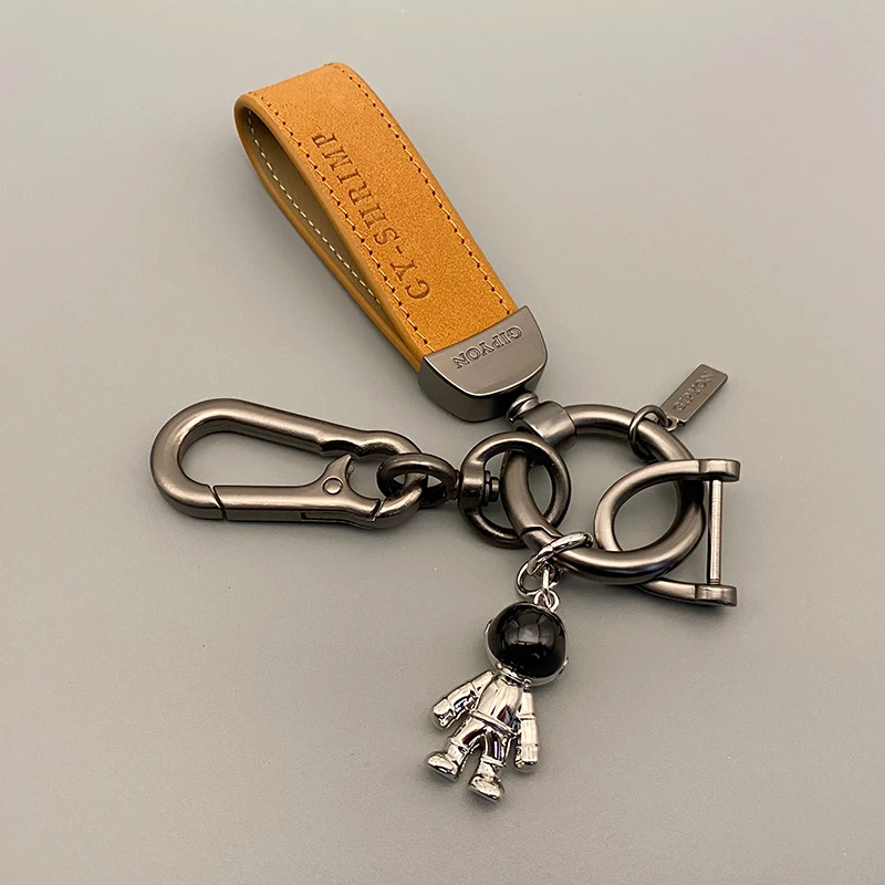 Keychain Astronaut Pendant Leather Key Chain Ring Ornaments Gifts for Men and Women Car Keychain Accessories 
Keychain Astronaut Pendant Leather Key Chain Ring Ornaments Gifts for Men and Women Car Keychain Accessories