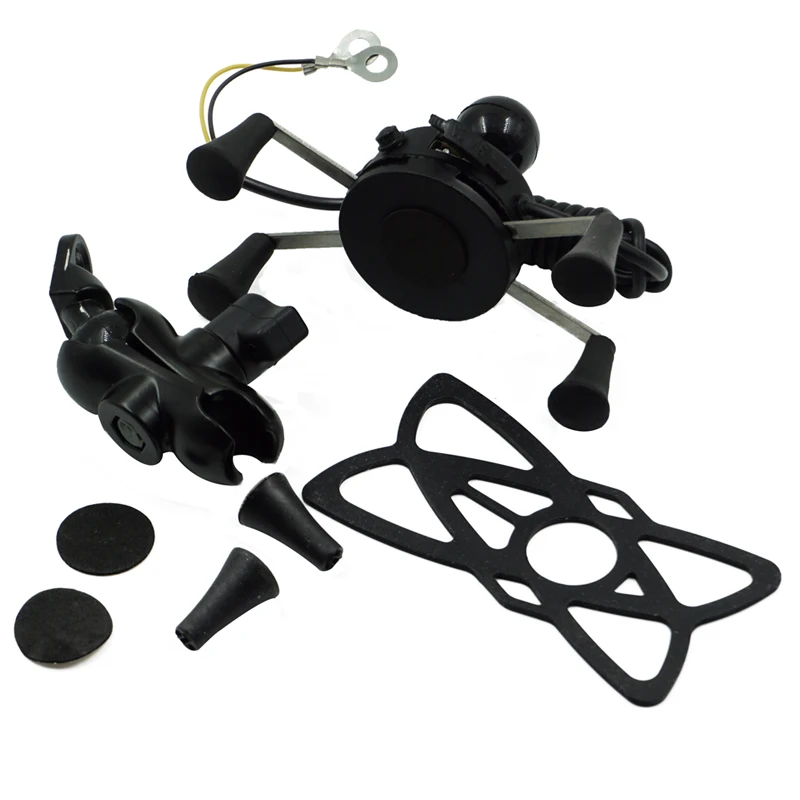 Universal Motorcycle and Bike Mobile Phone Holder Stand Bracket With USB Charger For Grip Support Accessories
Universal Motorcycle and Bike Mobile Phone Holder Stand Bracket With USB Charger For Grip Support Accessories