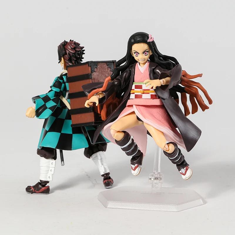 

Demon Slayer Kamado Nezuko Figma 508-DX Tanjiro 498-DX PVC Action Figure Movable Model Toy Collection Doll Gift