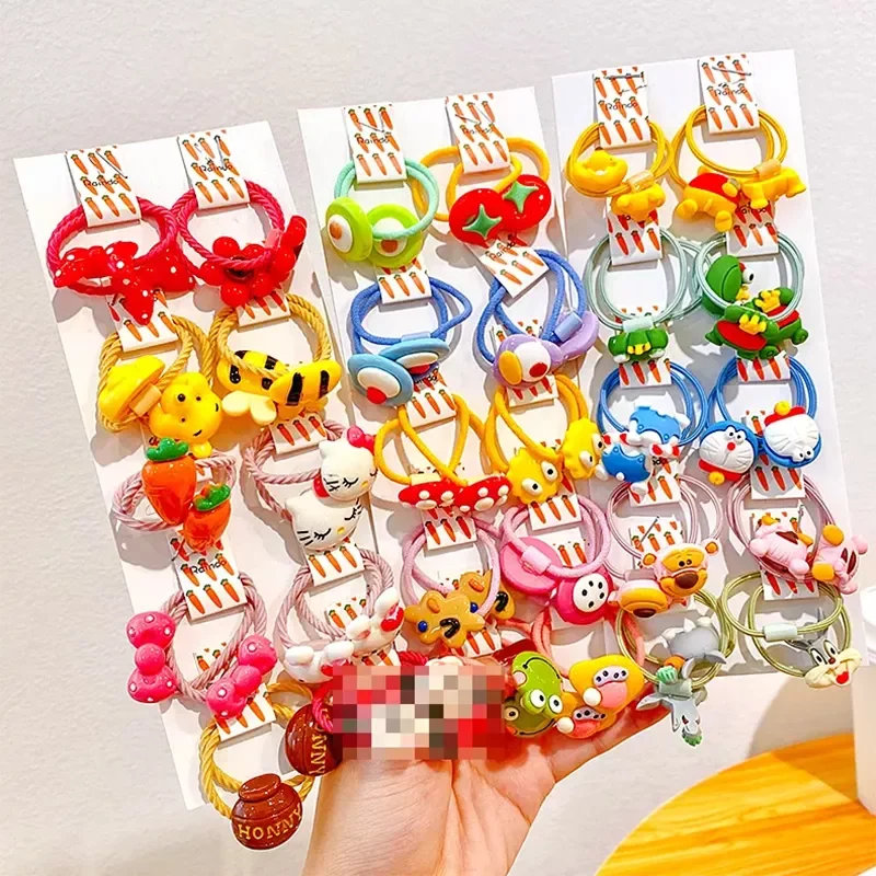 Pcs/Set Children Cute Acrylic Cartoon Flower Scrunchies Rubber Bands Hairpins Girls Soft Hair Clips Kids Hair Accessories
Pcs/Set Children Cute Acrylic Cartoon Flower Scrunchies Rubber Bands Hairpins Girls Soft Hair Clips Kids Hair Accessories