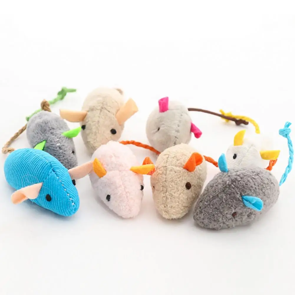 Colorful Plush Mouse Scratch-resistant Catnip Play Chase Exercise Toys Pet Supplies For Indoor Cat Supplies
Colorful Plush Mouse Scratch-resistant Catnip Play Chase Exercise Toys Pet Supplies For Indoor Cat Supplies