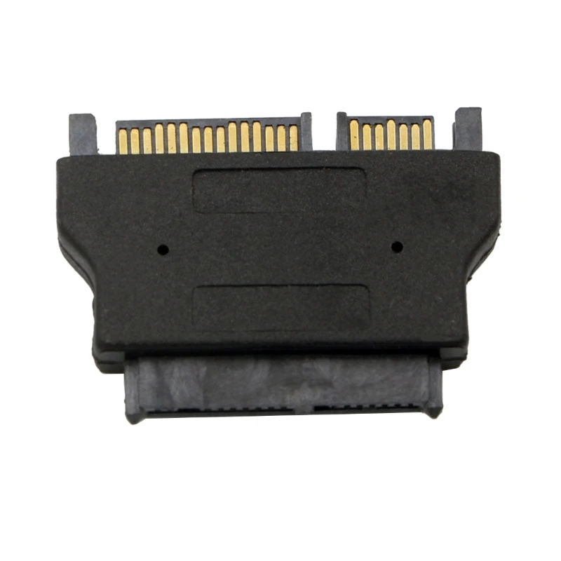 Переходник для жесткого диска Sata-Sata SerialATA 7 + 15 22pin штекер-тонкий 7 + 9 16-контактный гнездовой переходник 
Переходник для жесткого диска Sata-Sata SerialATA 7 + 15 22pin штекер-тонкий 7 + 9 16-контактный гнездовой переходник
