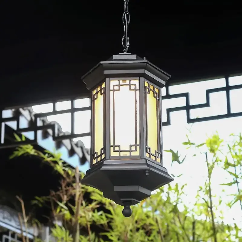 Solar LED outdoor waterproof garden villa corridor light New Chinese style retro balcony pavilion pendant light
Solar LED outdoor waterproof garden villa corridor light New Chinese style retro balcony pavilion pendant light