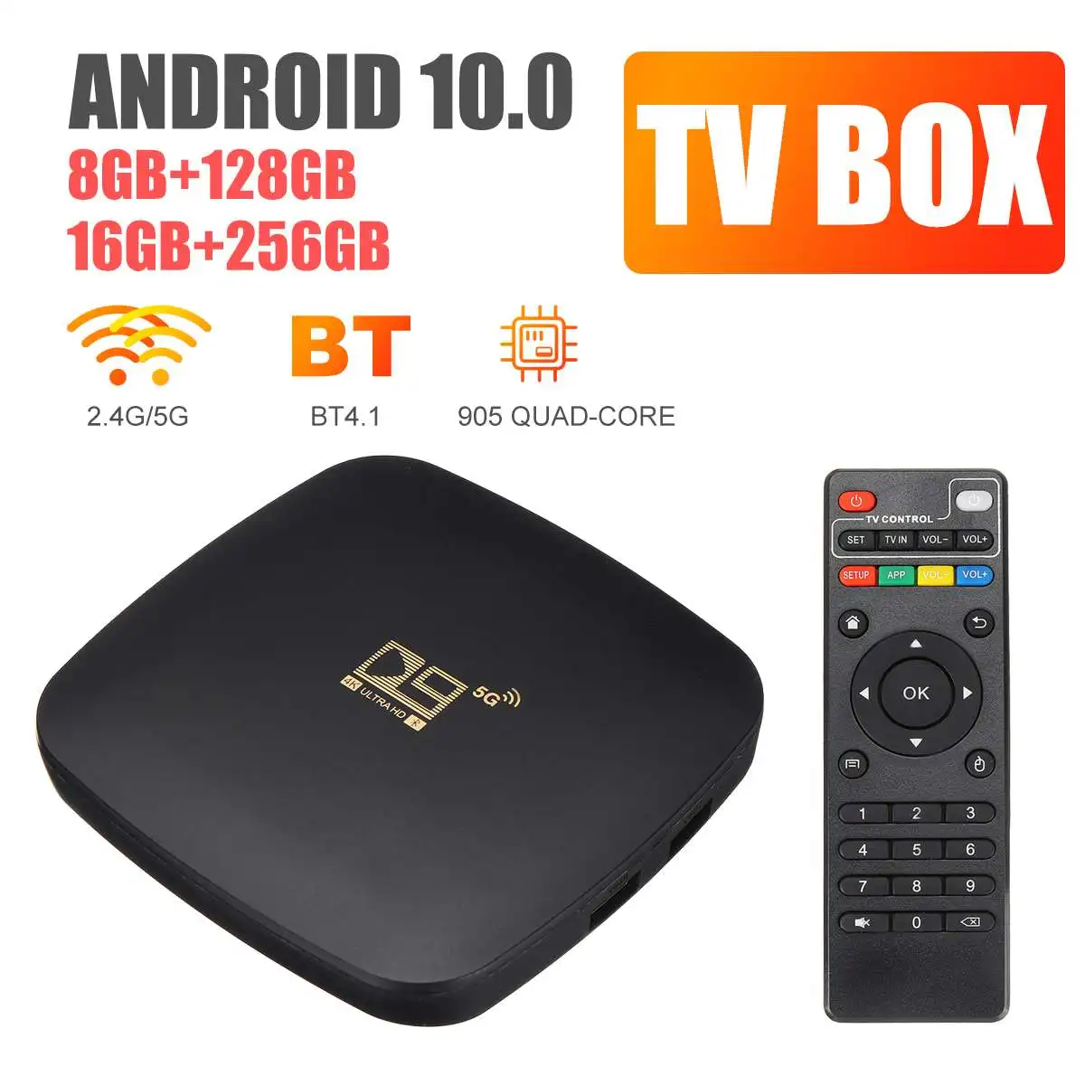ТВ-приставка Android 256, 16 ГБ, 128 ГБ, 8G, 2,4G, D9, 905G, 5GWIFI, 1280 ядер, 4K, 4D, bluetooth
ТВ-приставка Android 256, 16 ГБ, 128 ГБ, 8G, 2,4G, D9, 905G, 5GWIFI, 1280 ядер, 4K, 4D, bluetooth