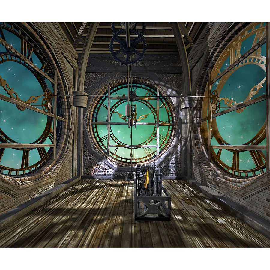 Steampunk Empty Room with Clock Machine Room Vintage Industrial Room Backdrop Wall Poster Background Portrait for Photography
Steampunk Empty Room with Clock Machine Room Vintage Industrial Room Backdrop Wall Poster Background Portrait for Photography