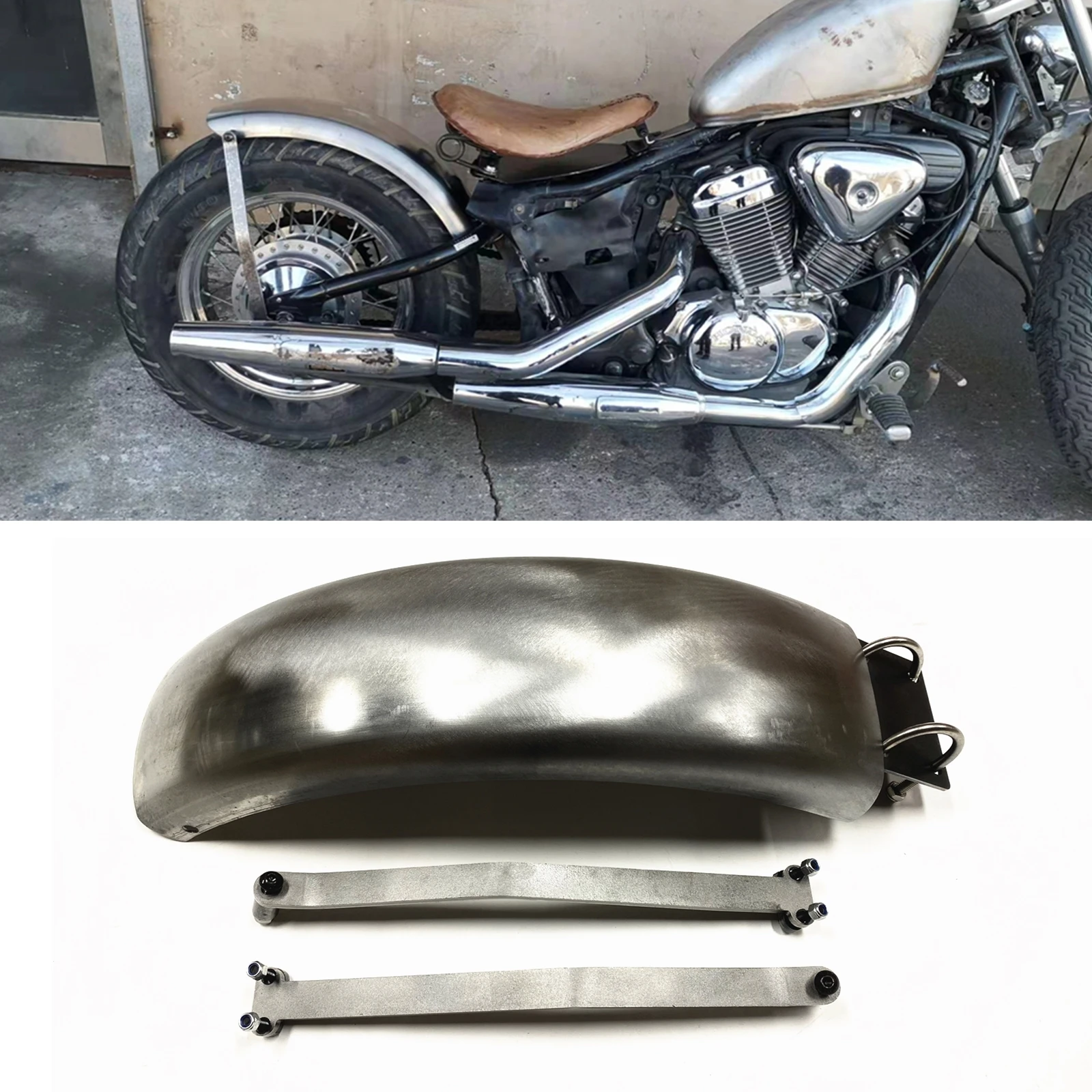 2pcs Motor Modified Steel Plate Rear Fender Cover For Honda Shadow 400 600 VLX 400 600
2pcs Motor Modified Steel Plate Rear Fender Cover For Honda Shadow 400 600 VLX 400 600