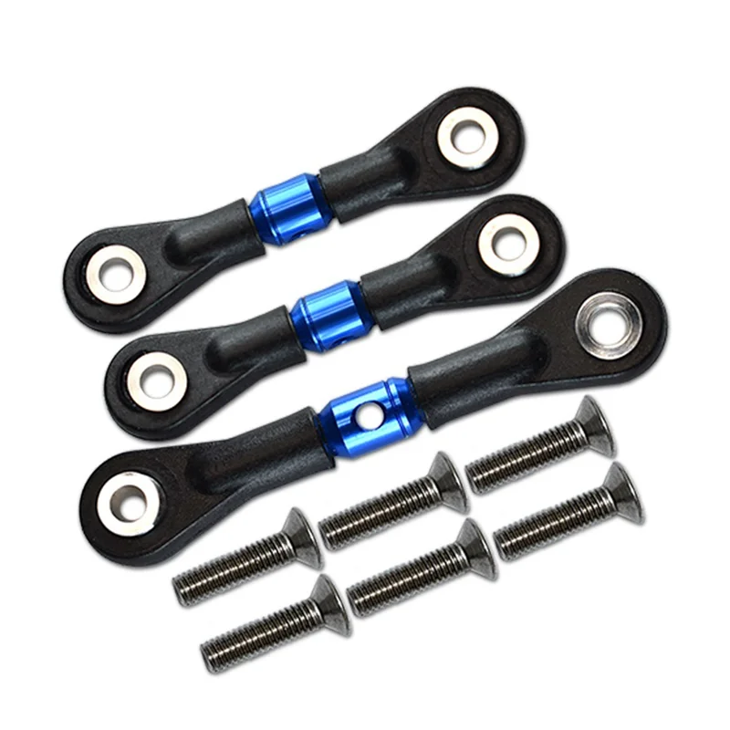 3 шт. рулевая тяга сервопривод для Tamiya TT-02 TT-02T TT02 TT02T 1/10 детали обновления