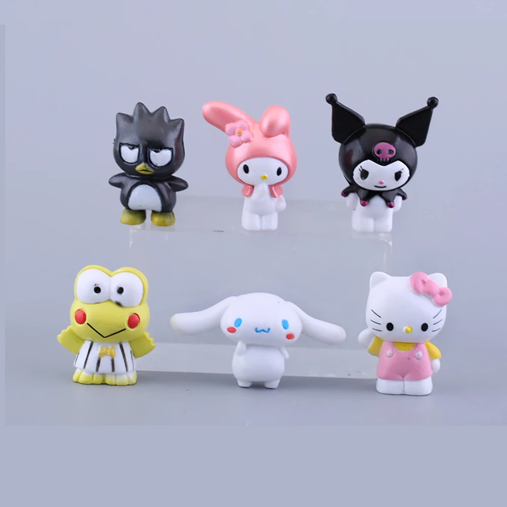 Kuromi Figures Sanrio My Melody Anime Figure Kawaii Cinnamoroll Doll Collection A Set of 6 PVC Model for Girls Birthday Gift
Kuromi Figures Sanrio My Melody Anime Figure Kawaii Cinnamoroll Doll Collection A Set of 6 PVC Model for Girls Birthday Gift