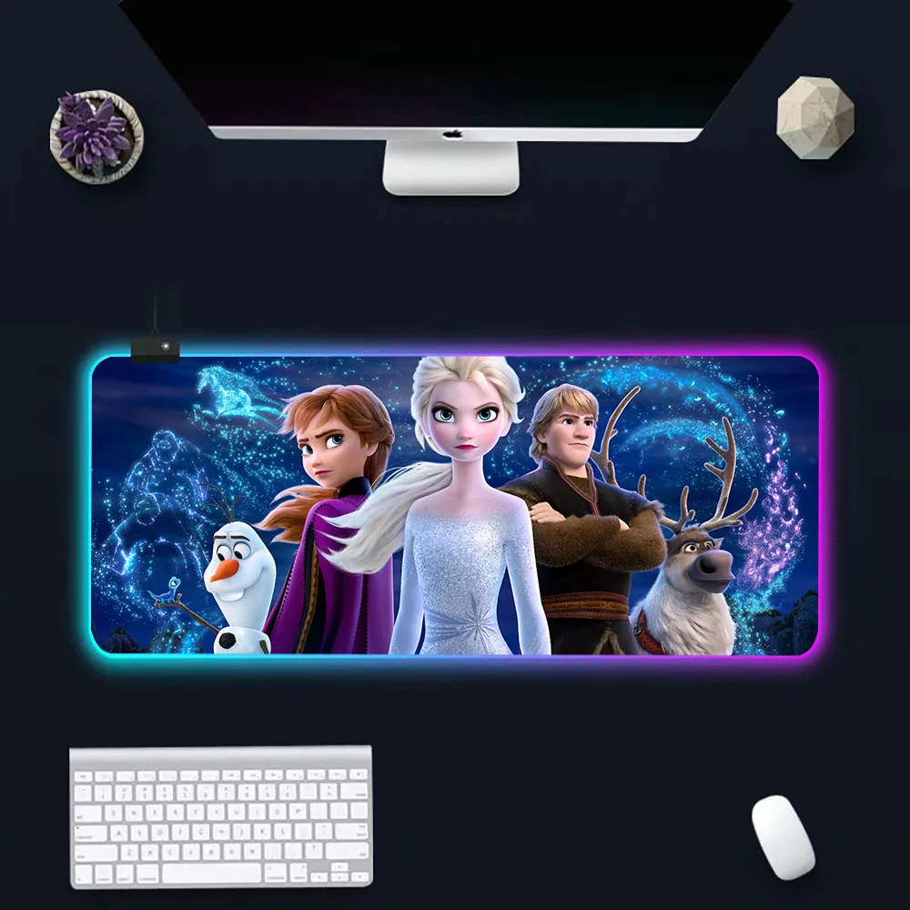 Frozen ELSA Anna Princess RGB Pc Gamer Keyboard Mouse Pad Mousepad LED Glowing Mouse Mats Rubber Gaming Computer Mausepad
Frozen ELSA Anna Princess RGB Pc Gamer Keyboard Mouse Pad Mousepad LED Glowing Mouse Mats Rubber Gaming Computer Mausepad