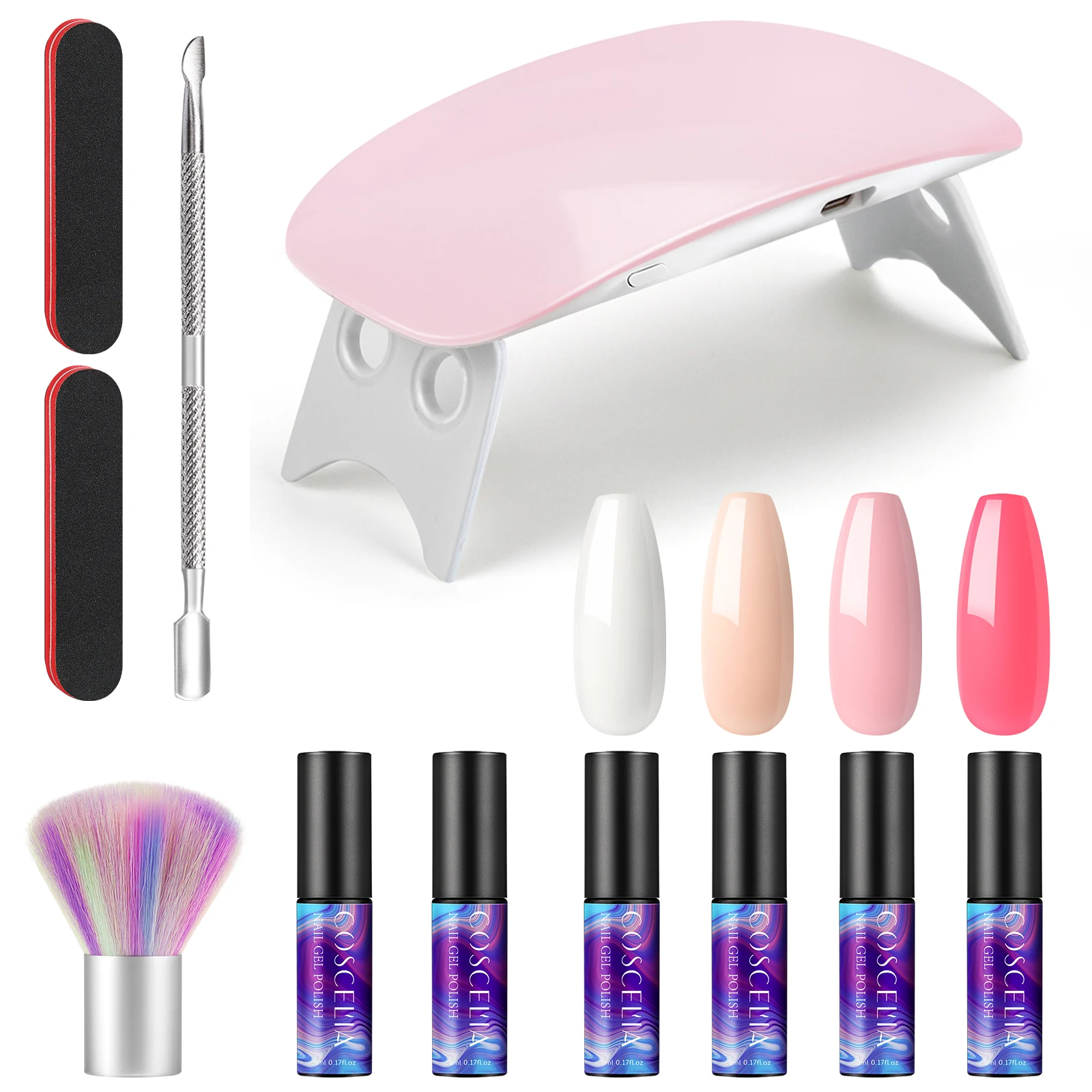 Nail Set With UV LED Lamp Gel Nail Polish Set With Base Top Coat Soak Off Manicure Nail Art Tools Decorations Sets
Nail Set With UV LED Lamp Gel Nail Polish Set With Base Top Coat Soak Off Manicure Nail Art Tools Decorations Sets