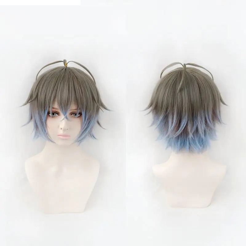 Vtuber Ike Eveland Cosplay Wig Nijisanji Luxiem Short Gradient Grey Blue Hair Halloween Adult Men Women Hair Free Wig Cap
Vtuber Ike Eveland Cosplay Wig Nijisanji Luxiem Short Gradient Grey Blue Hair Halloween Adult Men Women Hair Free Wig Cap