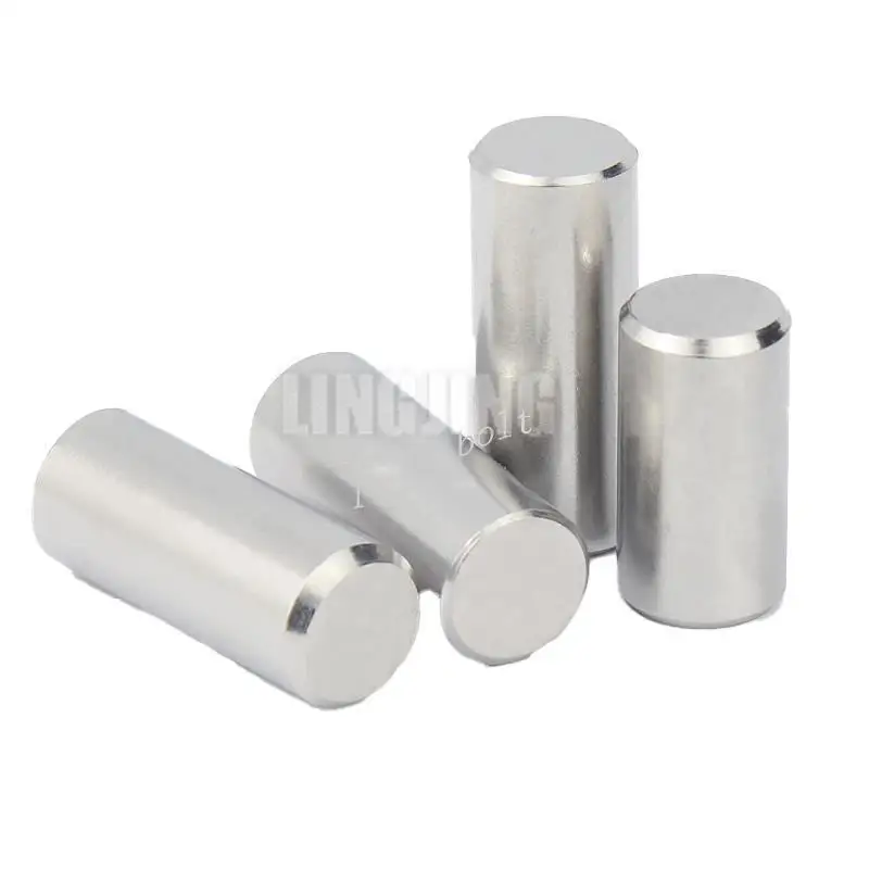 

1-100PCS M1.5 M2 M2.5 M3 M4 M5 M6 M8 M10 M12 Dowel Pins 304 Stainless Steel Parallel Pins Fastener Solid Cylinder Pin GB119