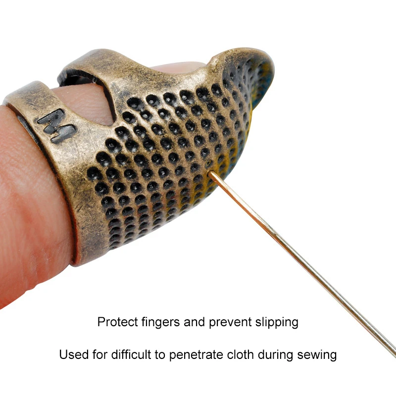 1pcs Retro Finger Protector Antique Thimble Anti Slip Ring Handworking Needle Thimble Needles Craft DIY Household Sewing Tools
1pcs Retro Finger Protector Antique Thimble Anti Slip Ring Handworking Needle Thimble Needles Craft DIY Household Sewing Tools