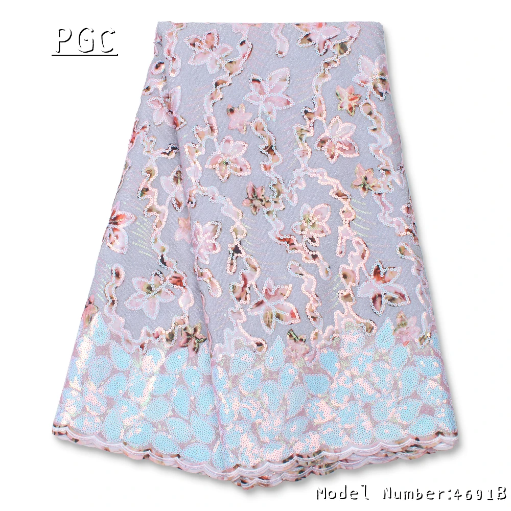 PGC Spring Women's High Quality 5 Yards 2022 Sequins Flocking Velvet Sewing Materials Nigerian lace Fabirc For Party Dress 4691B
PGC Spring Women's High Quality 5 Yards 2022 Sequins Flocking Velvet Sewing Materials Nigerian lace Fabirc For Party Dress 4691B