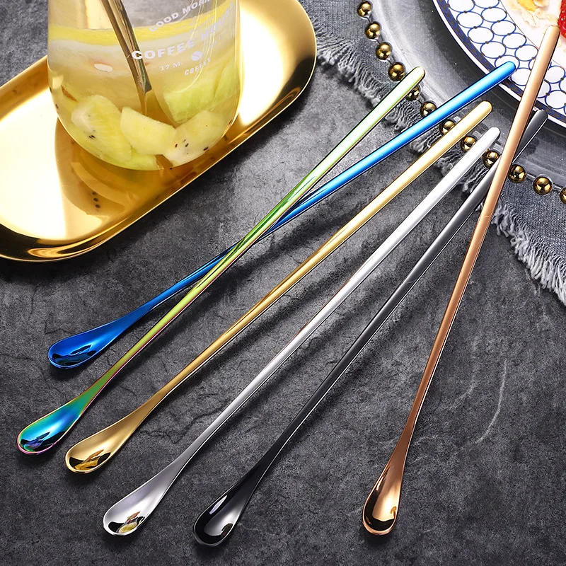 2PCS Long Handle Spoon 304 Stainless Steel Mixing Spoon Creative Ice Spoon Dessert Spoon Milk Tea Coffee Spoon Mixer Spoon
2PCS Long Handle Spoon 304 Stainless Steel Mixing Spoon Creative Ice Spoon Dessert Spoon Milk Tea Coffee Spoon Mixer Spoon