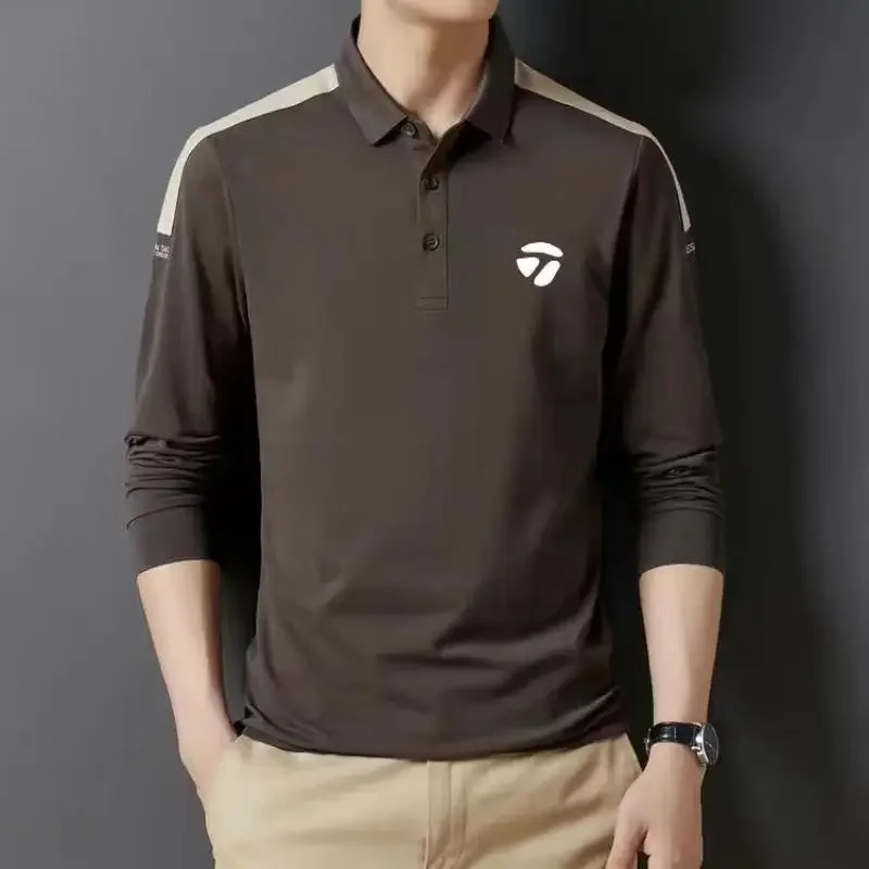 Golf Long Sleeve T-shirt 2023 Men's Spring and Autumn Clothing New Casual Top Solid Simple Polo Shirt Men's
Golf Long Sleeve T-shirt 2023 Men's Spring and Autumn Clothing New Casual Top Solid Simple Polo Shirt Men's