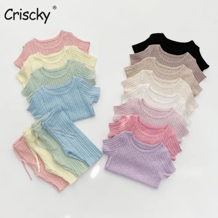 Criscky Solid Color Baby Clothes Set Summer Modal Newborn Baby Boys Girls Clothes 2PCS Baby Pajamas Unisex Kids Clothing Sets
Criscky Solid Color Baby Clothes Set Summer Modal Newborn Baby Boys Girls Clothes 2PCS Baby Pajamas Unisex Kids Clothing Sets
