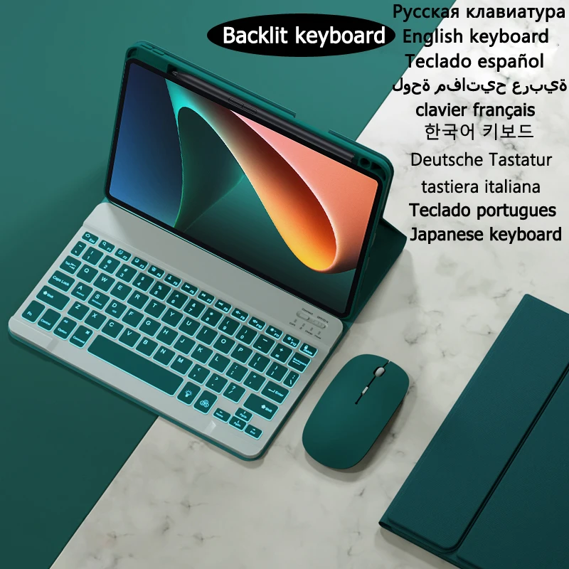Funda for Xiaomi Pad 5 Keyboard Case Teclado Capa for Xiaomi Pad 5 Funda Mi Pad 5 Case Fabric Cover Backlit keyboard Coque
Funda for Xiaomi Pad 5 Keyboard Case Teclado Capa for Xiaomi Pad 5 Funda Mi Pad 5 Case Fabric Cover Backlit keyboard Coque