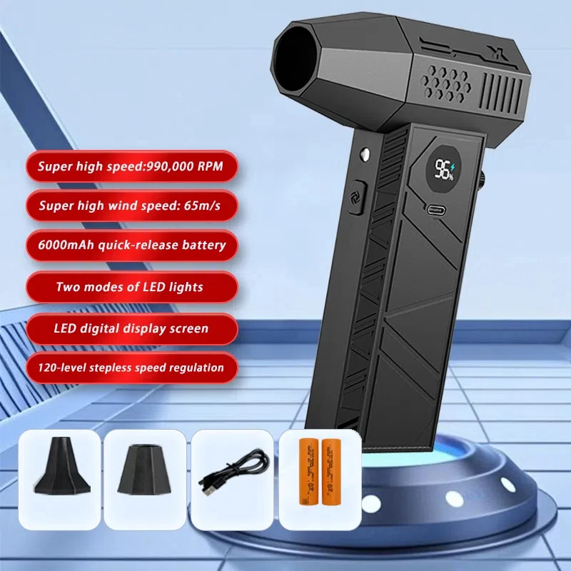 Violent Turbo Fan C6 99000 об/мин Бесщеточный двигатель со светодиодной подсветкой 8000 мАч с дисплеем зарядки Съемный аккумулятор Сменный вентилятор
Violent Turbo Fan C6 99000 об/мин Бесщеточный двигатель со светодиодной подсветкой 8000 мАч с дисплеем зарядки Съемный аккумулятор Сменный вентилятор