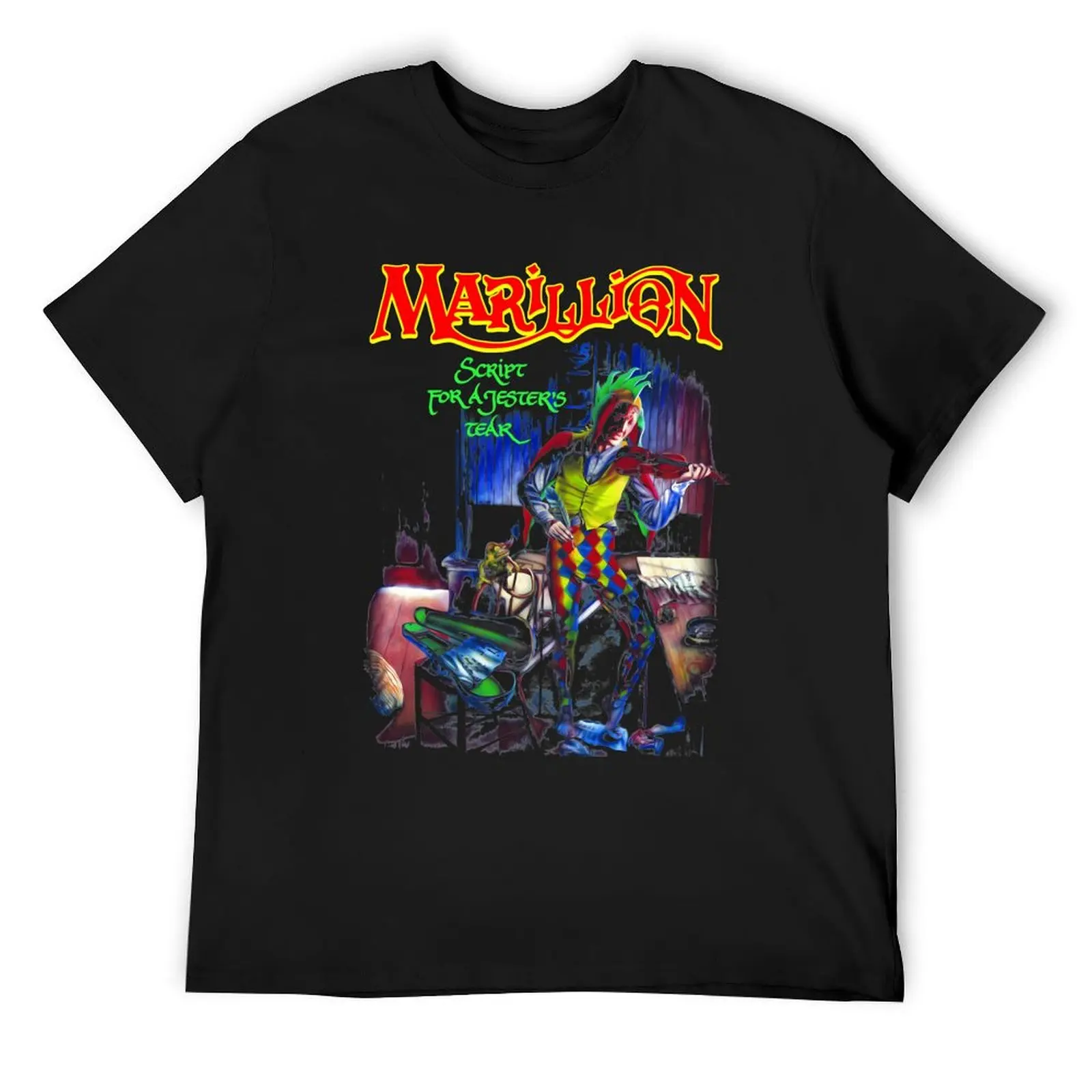 Футболка Brithis Rock Marillion винтажная рубашка с аниме топы мужские футболки высшего
