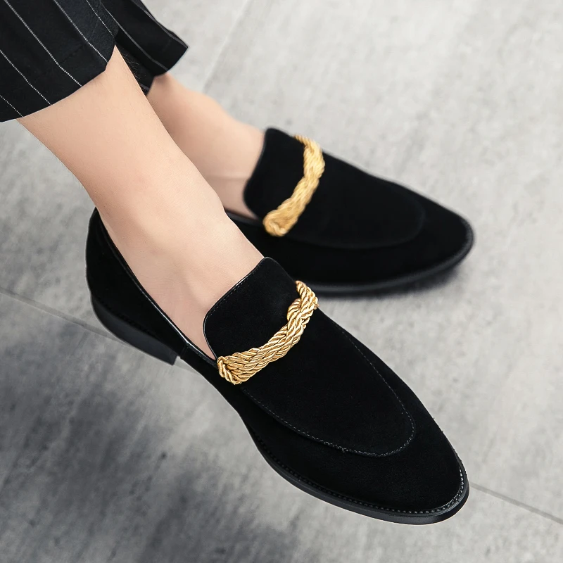 Luxury Brand Leather Shoes for Men Slip-on Loafers Casual Men Shoes Soft Sole Comfortable Shoes Nightclub Shoes Cow Suede Shoes
Luxury Brand Leather Shoes for Men Slip-on Loafers Casual Men Shoes Soft Sole Comfortable Shoes Nightclub Shoes Cow Suede Shoes