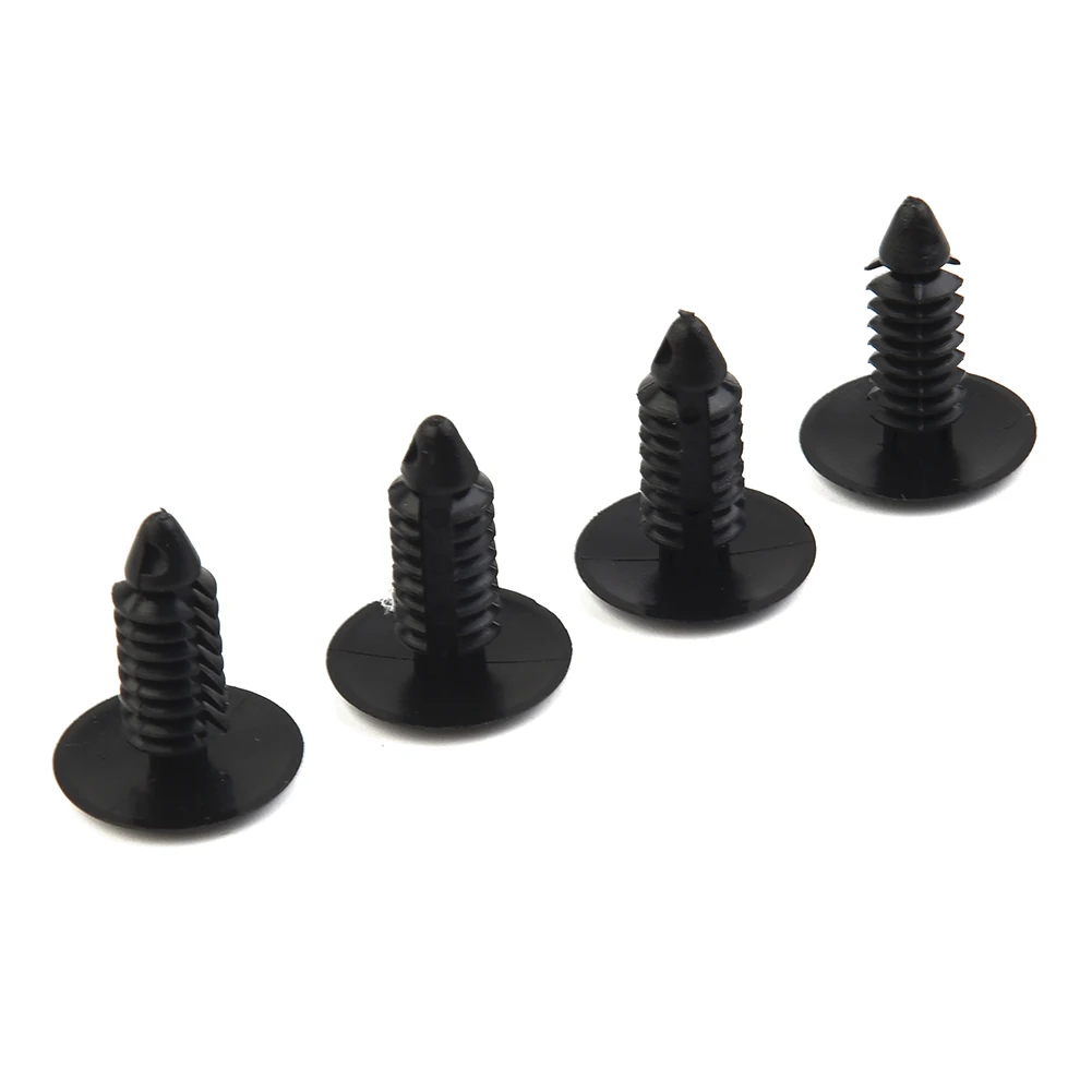 

4set 7mm Hole Bumper Plugs Clip For Front License Plate Holes Cover Black Plastic Holes Cover Plugs Universal Car Accessories