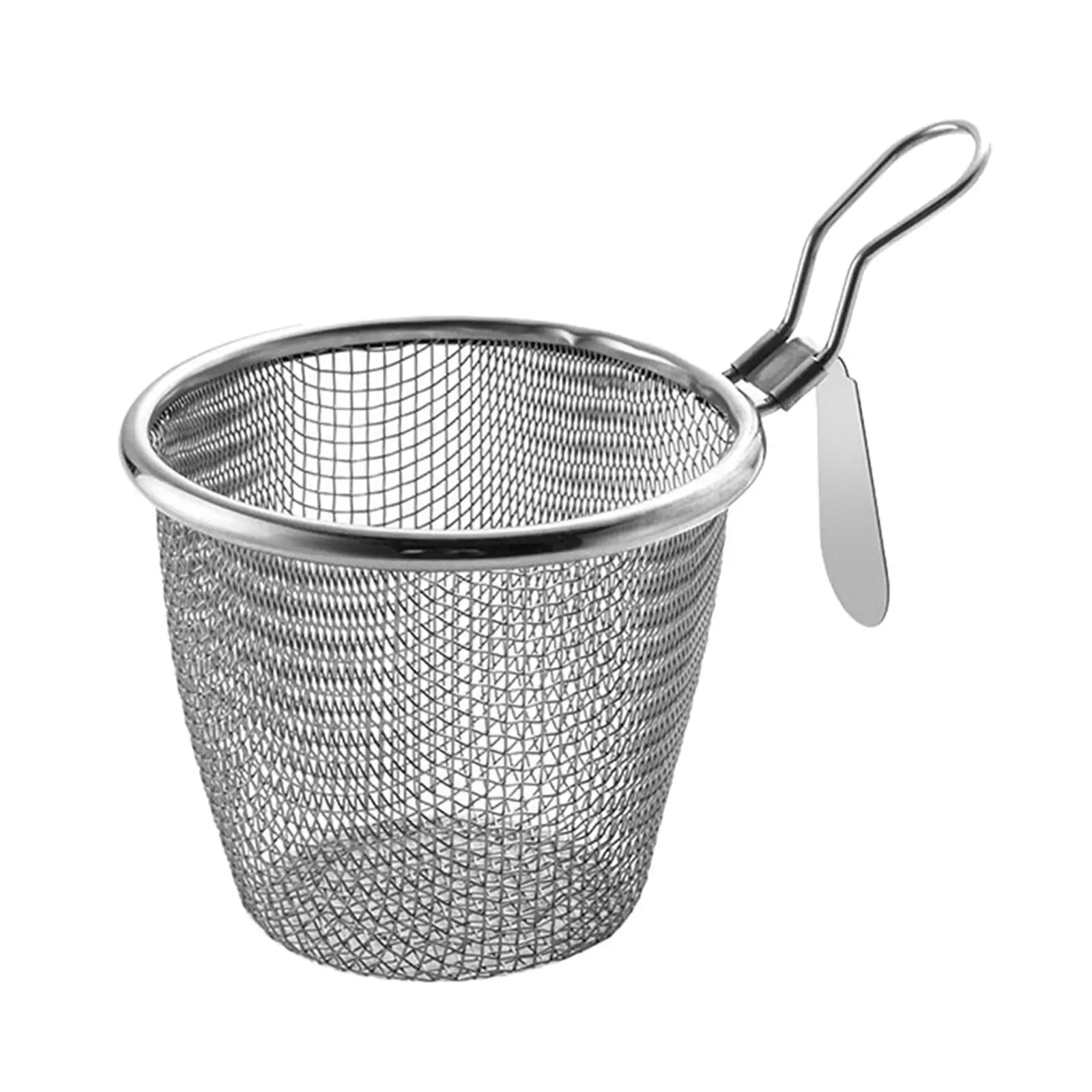 Food Colander Fry Basket Hot Pot Colander Pasta Boil Basket with Handle Noodle Strainer for Cooking Frying Noodles Pasta Camping
Food Colander Fry Basket Hot Pot Colander Pasta Boil Basket with Handle Noodle Strainer for Cooking Frying Noodles Pasta Camping
