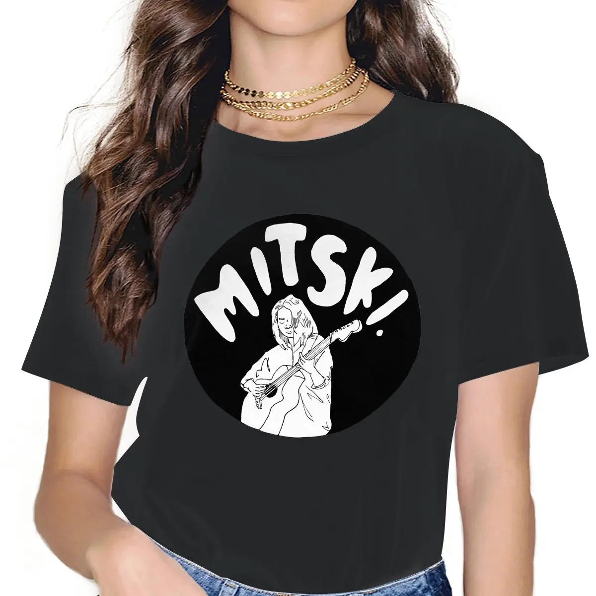 Creative LOVERS T-Shirts Women Crewneck Pure Cotton T Shirts Mitski Short Sleeve Tee Shirt Original Tops
Creative LOVERS T-Shirts Women Crewneck Pure Cotton T Shirts Mitski Short Sleeve Tee Shirt Original Tops