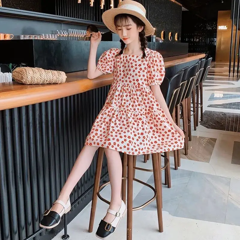 Girls Dresses for Kids Square Neck Puff Sleeve Dress 2022 Version of The Western Style Girl Fresh Sweet Floral Princess Dress
Girls Dresses for Kids Square Neck Puff Sleeve Dress 2022 Version of The Western Style Girl Fresh Sweet Floral Princess Dress